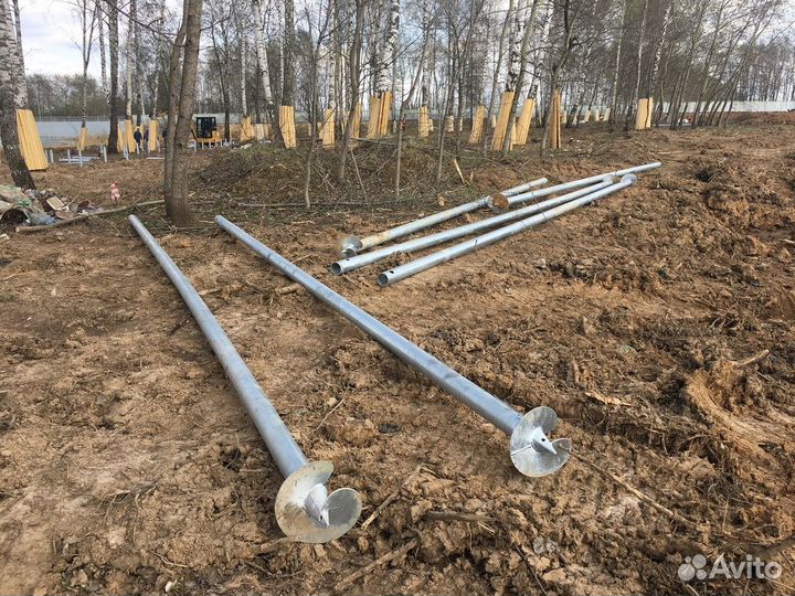 Винтовые сваи под ключ