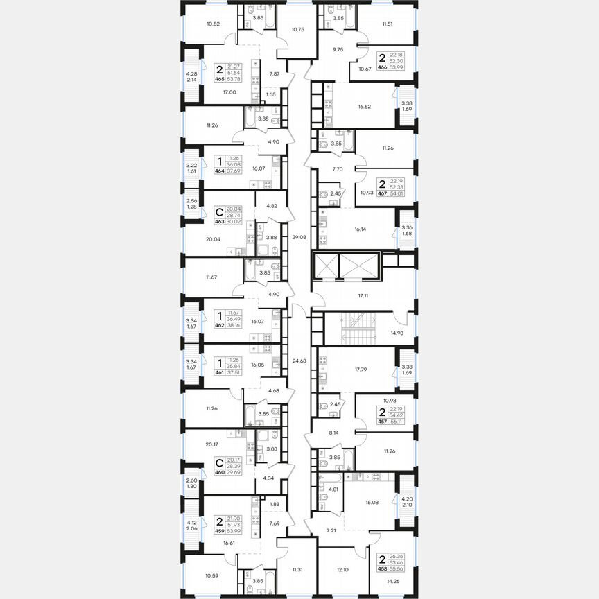 Квартира-студия, 30 м², 6/15 эт.