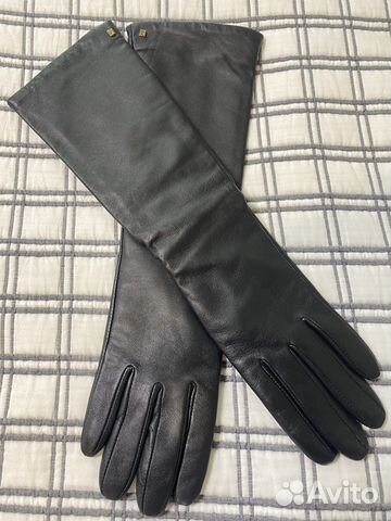 Перчатки женские кожа р.7.5