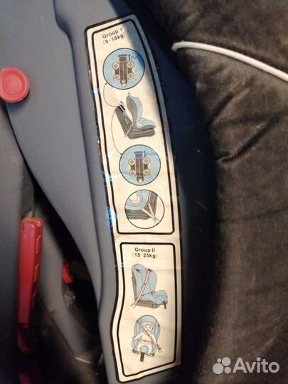Детское автокресло 9 до 25 кг