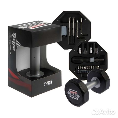 Подарочный набор инструменты в виде гантели