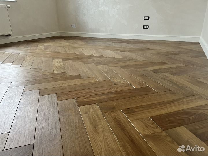 Паркет новый елочка