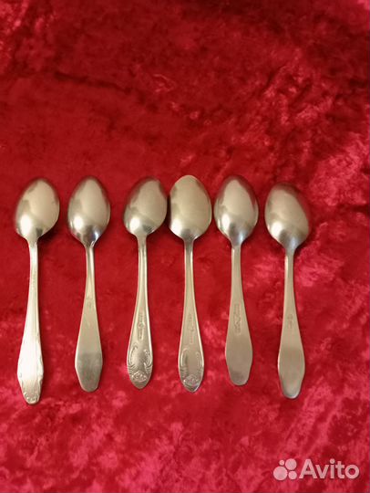 Ложки чайные, нержавеющая сталь 6шт