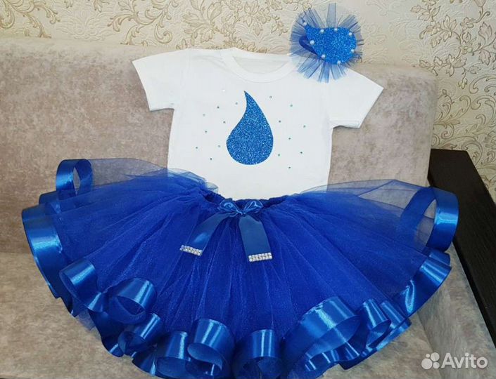 Платье тучки для девочки