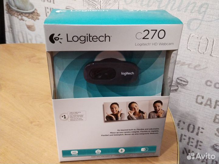 Веб-камера Logitech c270 HD новая