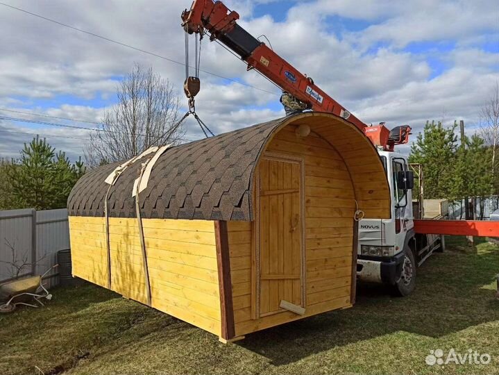 Бани-бочки от производителя