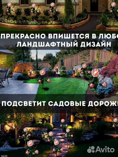 Светильник уличный садовый для дачи и дома