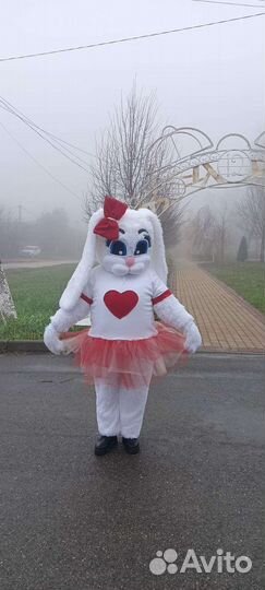 Ростовая кукла поздравит. Мисс Зайка