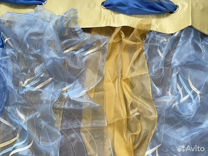 Комплект штор для кухни дачи