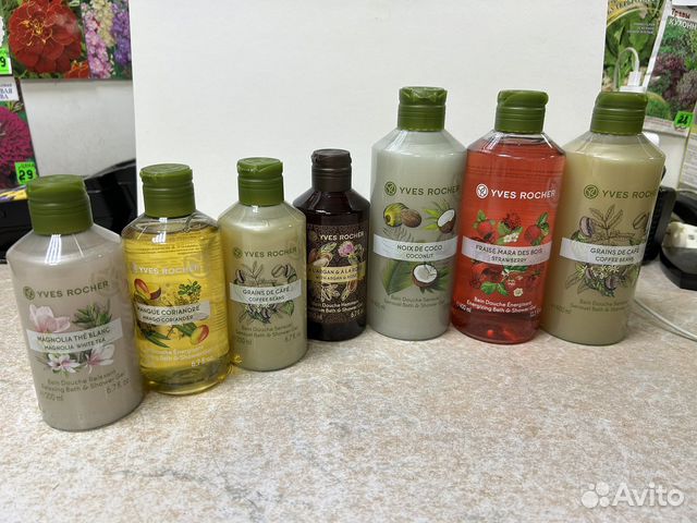 Гели для душа Ив роше