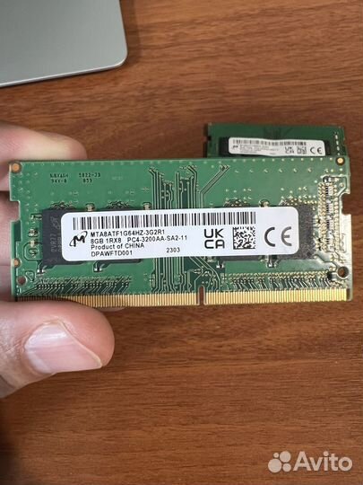 Опер. память для ноутбука ddr4 16 гб (2 по 8Gb)