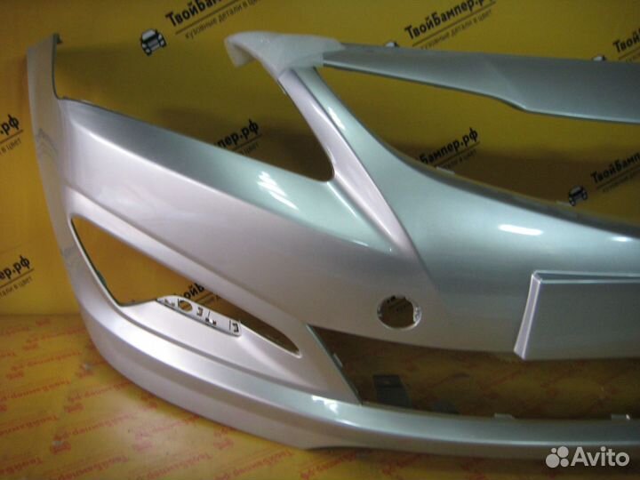 Бампер передний Hyundai Solaris 2015 Серебристый