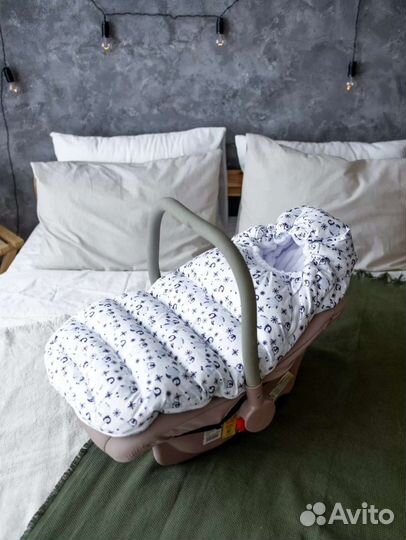 Конверт зимний от 0-12мес + комбез