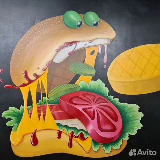 Роспись стен, мебели, одежды