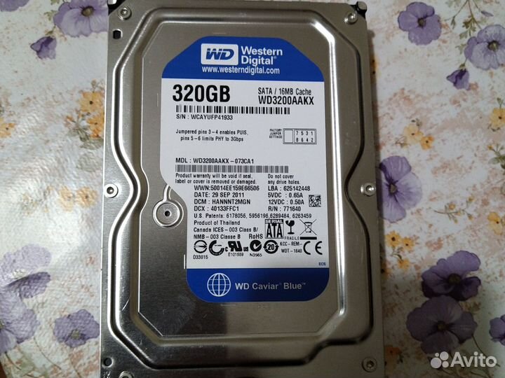 Жесткий диск HP, Seagate ST3000DM001