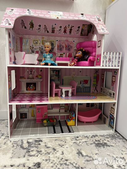 Домик кукольный для барби