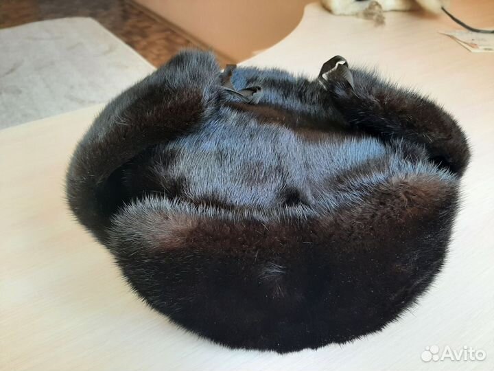 Норковая шапка мужская
