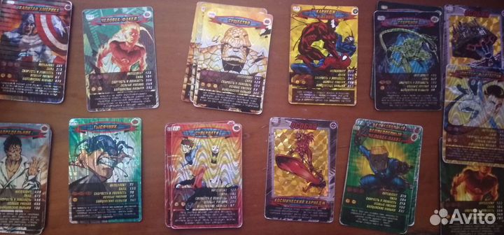 Карточки Человек паук герои и злодеи