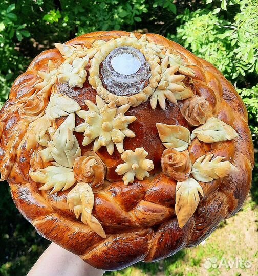 Свадебный каравай,солонки,рушники