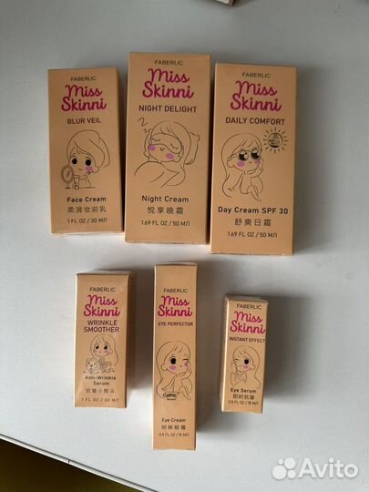 Крем для лица, сыворотка для лица и век