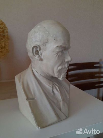 Бюст Ленина гипс
