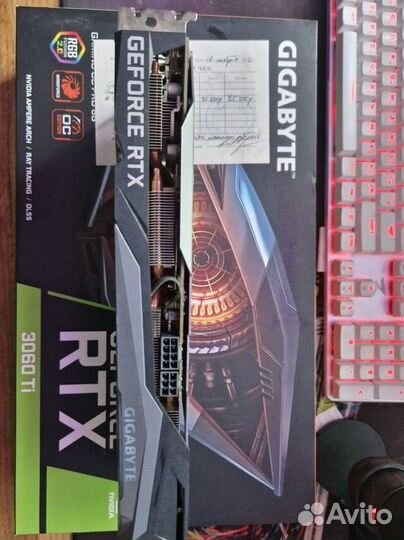 Видеокарта rtx 3060ti 3060 ti samsung