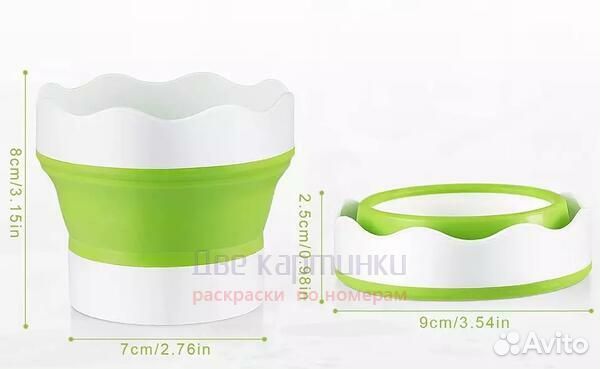 Коробка 240 шт.: Кистемойка непроливайка 