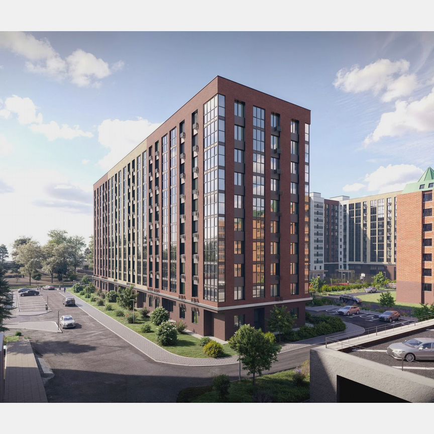 2-к. квартира, 54,3 м², 3/10 эт.