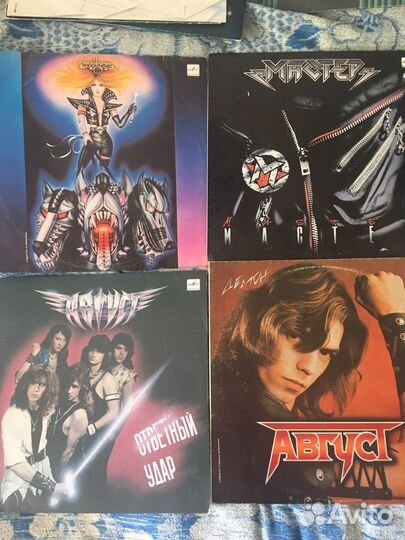 Виниловые пластинки рок