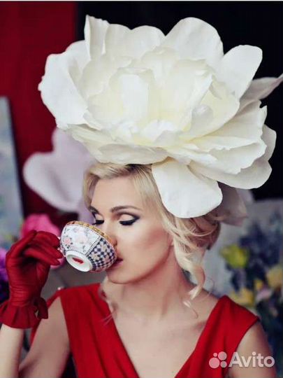 Цветок на заколке для фотосессии