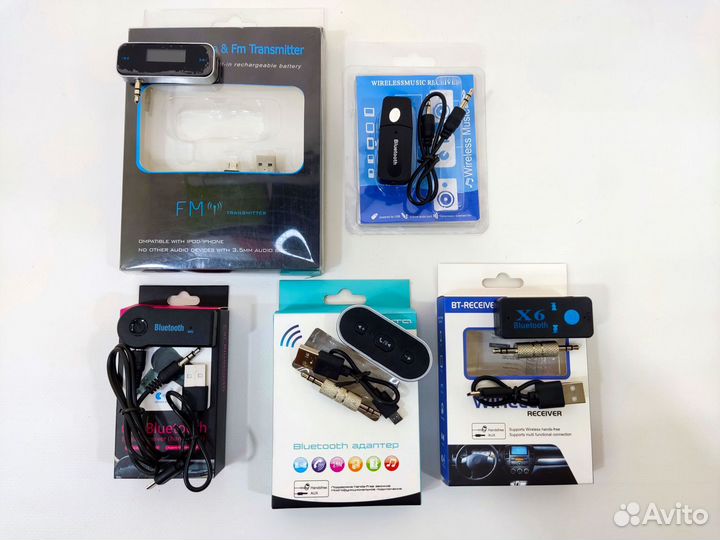 Bluetooth адаптер аудиоресивер с AUX
