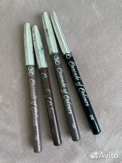 Палитра теней, карандаши, пигменты