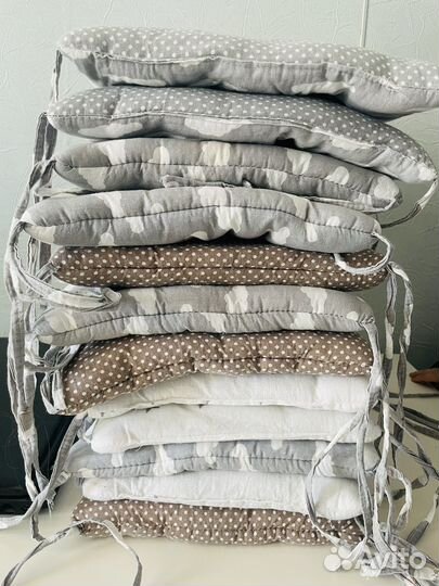 Бортики и балдахин в кроватку