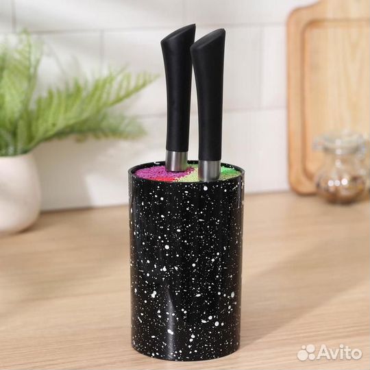 Подставка для ножей с наполнителем «Оттенок», 9911