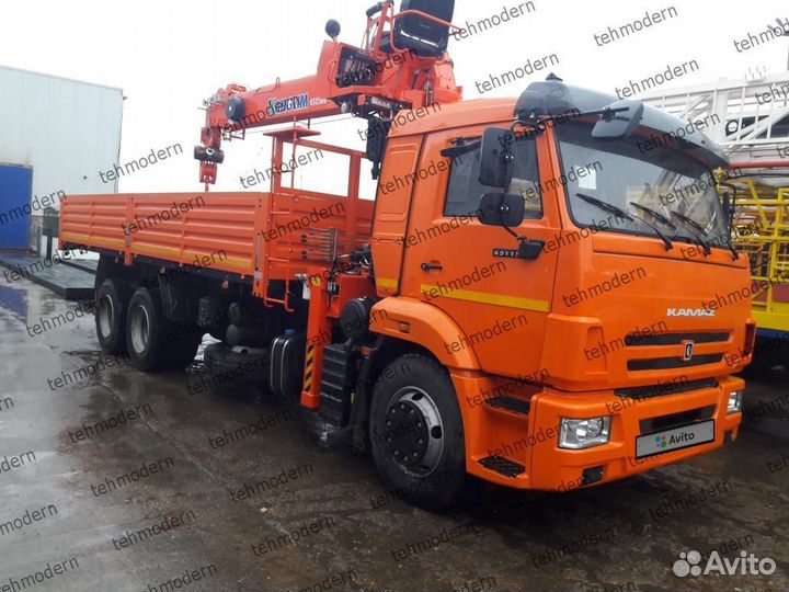 КАМАЗ 65115-3094-48 с КМУ, 2024