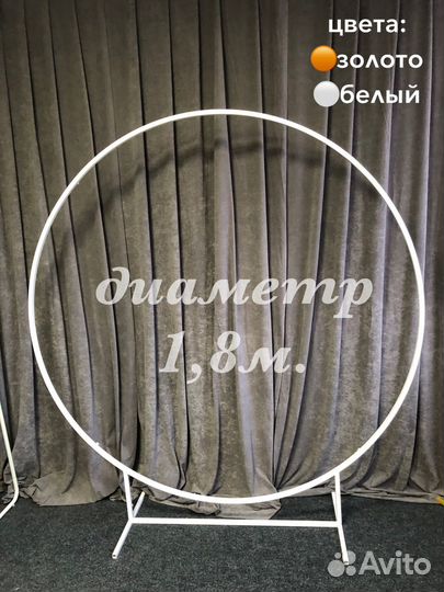 Каркас фотозоны разборный круглый