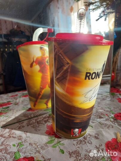 Коллекционный стакан Cristiano Ronaldo KFC