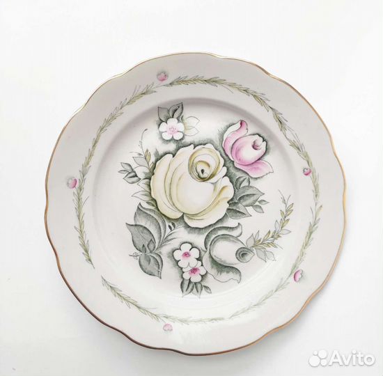 Тарелка Дулево СССР фарфор