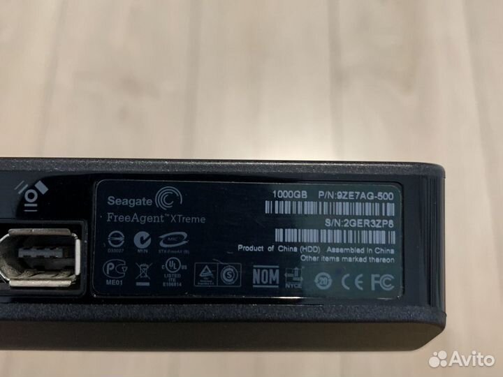 Внешний жесткий диск 1 тб seagate free agent Xtrem
