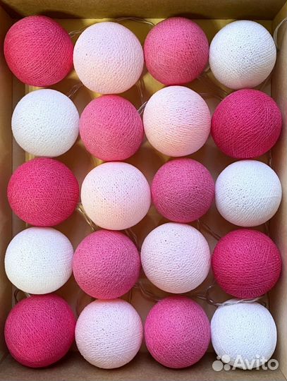 Новая гирлянда Тайские фонарики 20 шаров usb