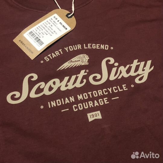 Футболка Air&Rainbow бордового цвета