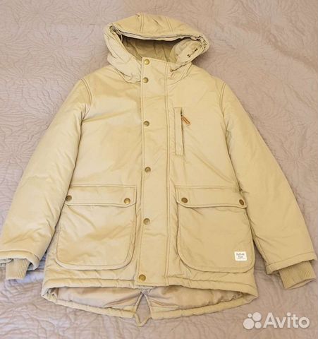 Парка зимняя для мальчиков 10 лет (140см рост)