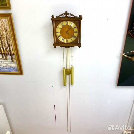 Деревянные настенные часы Hermle, Германия