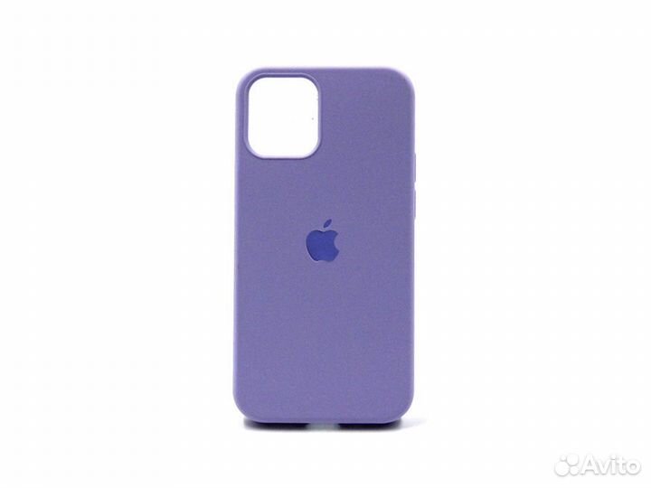 Чехол iPhone 12 mini накладка Silicone Case лилов