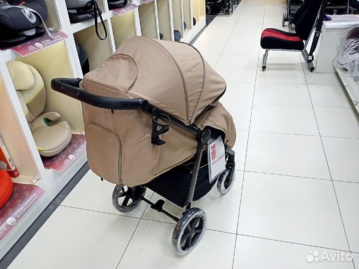 Коляска Прогулочная Carrello Bravo Plus Beige 2023