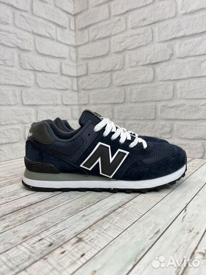 Кроссовки New Balance 574 темно-синие