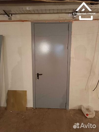 Дверь противопожарная металлическая одностворчатая
