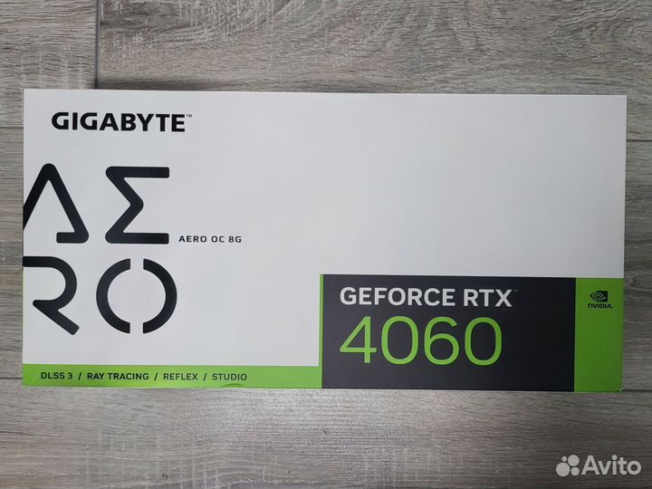 Видеокарта Gigabyte Nvidia RTX 4060 Aero OC, 8gb