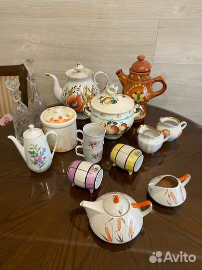 Посуда СССР и хрустальные графины