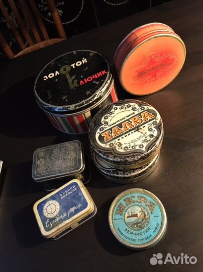 Жестяные баночки СССР